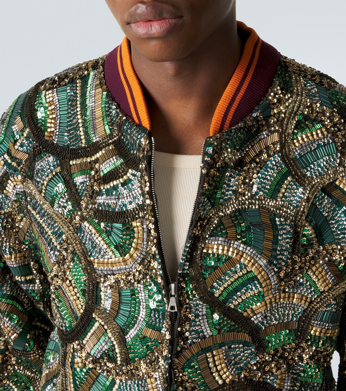 Dries Van Noten Embellished bomber jacket
