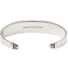 Alexander McQueen - Logo-Detailed Ivy Silver-Tone Cuff - Silver