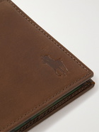 POLO RALPH LAUREN - Logo-Debossed Leather Billfold Wallet - Brown