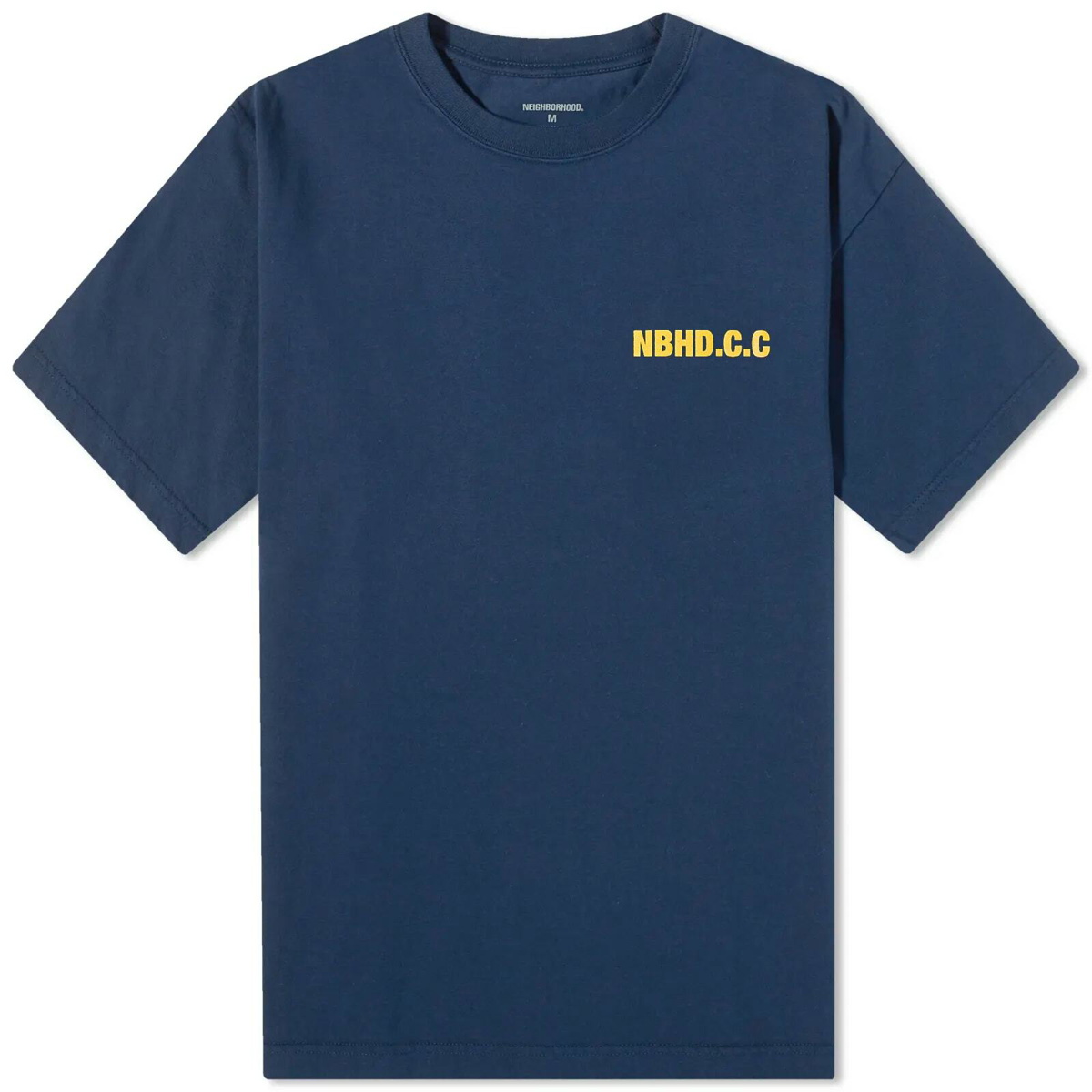 Neighborhood Men's Sulfur Dye Logo T-Shirt in Navy Neighborhood