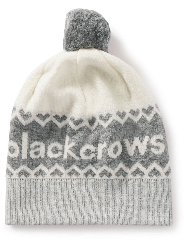 Photo: Black Crows - Logo-Jacquard Knitted Beanie