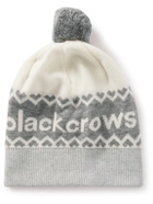 Black Crows - Logo-Jacquard Knitted Beanie
