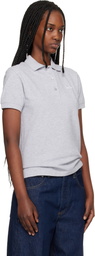 Maison Kitsuné Gray Baby Fox Regular Polo