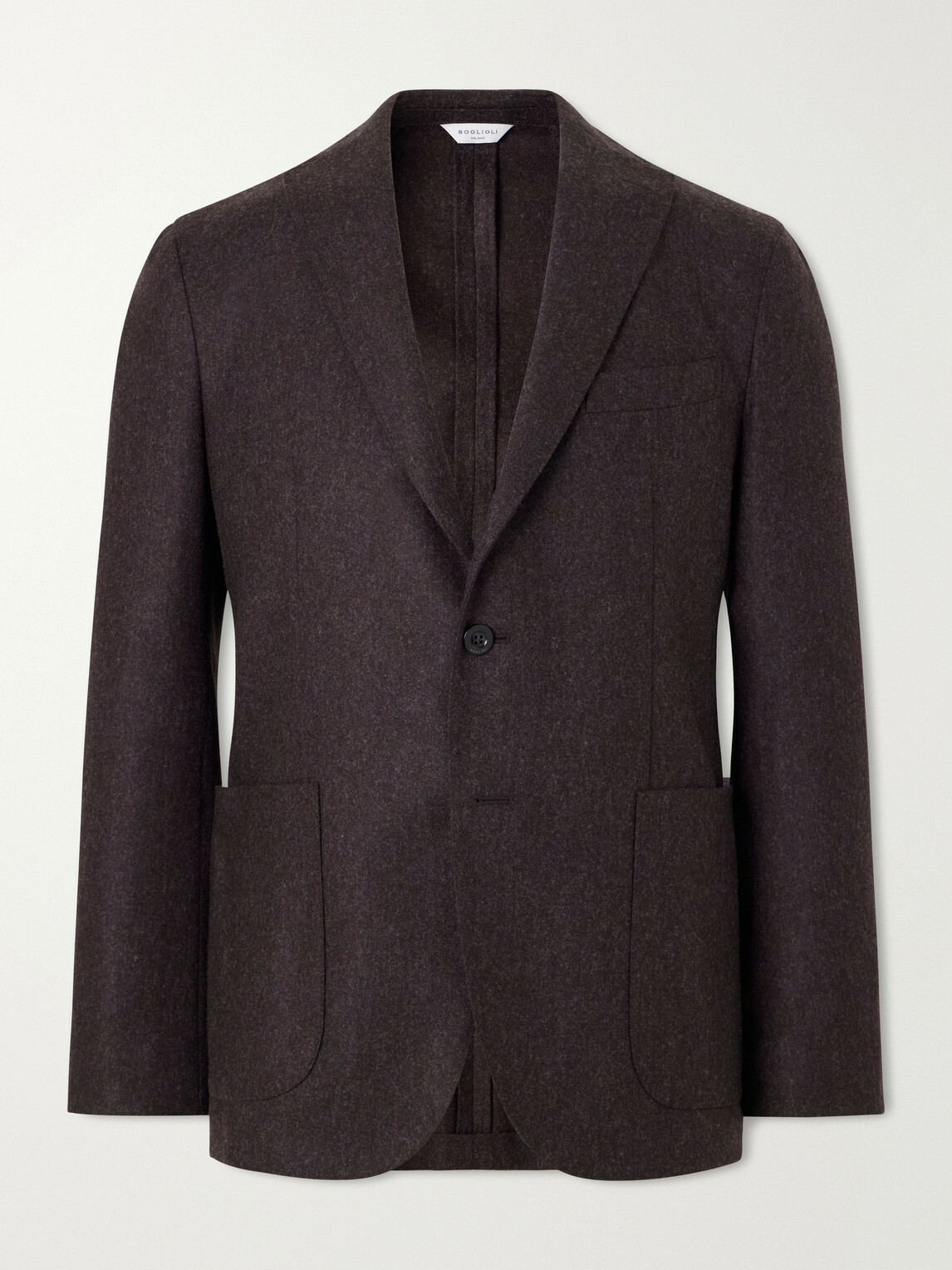 Boglioli - Virgin Wool-Flannel Suit Jacket - Gray