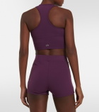 Alo Yoga Goddess ribbed-knit crop top