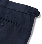 Orlebar Brown - Norwich Slim-Fit Linen Shorts - Navy