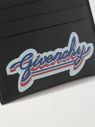 GIVENCHY - Logo-Print Leather Cardholder - Black