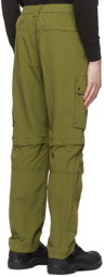 C.P. Company Green Nylon Cargo Pants