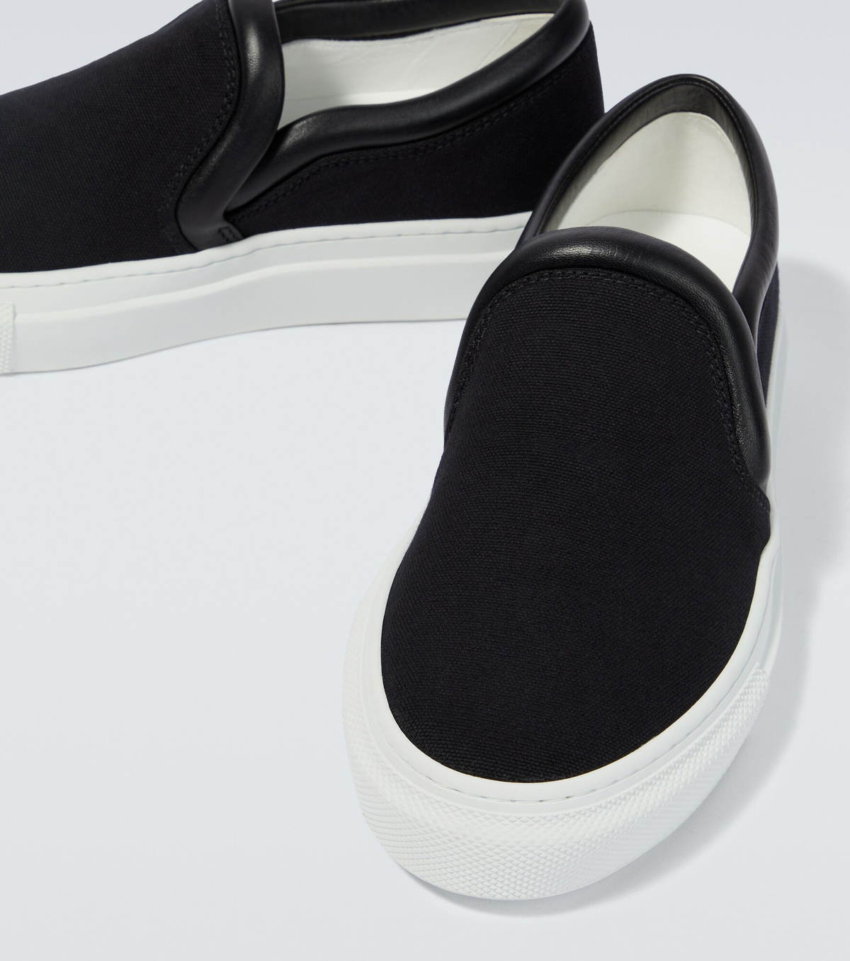 JW Anderson - Leather-trimmed low-top sneakers JW Anderson