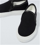 JW Anderson - Leather-trimmed low-top sneakers