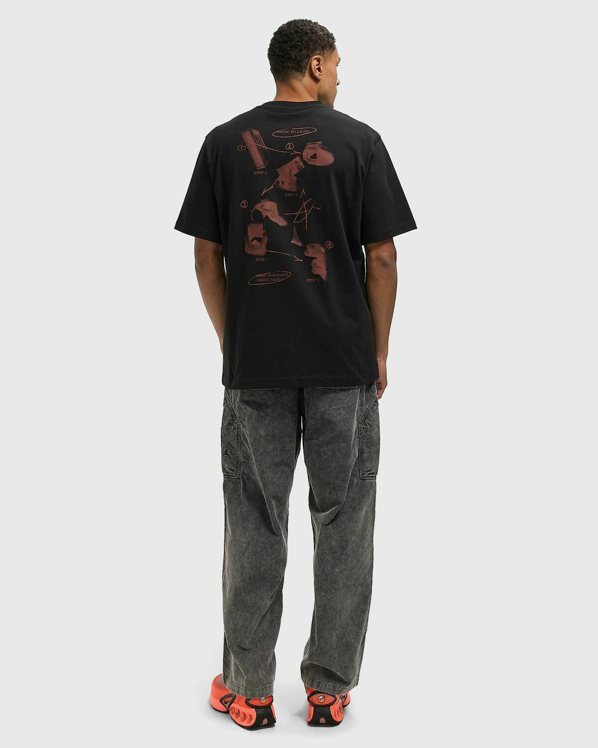 Daily Paper Guide to light ss t-shirt Black Mens Shortsleefe