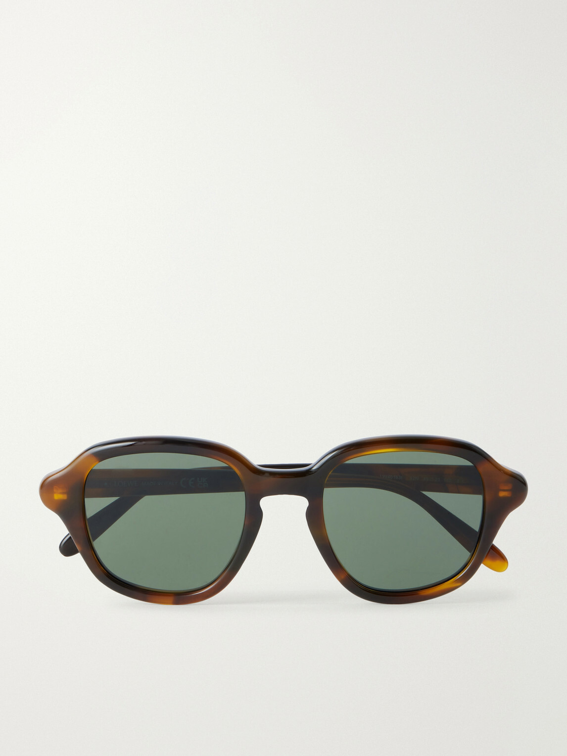 LOEWE - Slim Havana Round-Frame Acetate Sunglasses