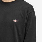 Danton Men's Long Sleeve Logo T-Shirt in Black
