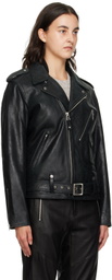 rag & bone Black Dallas Leather Jacket