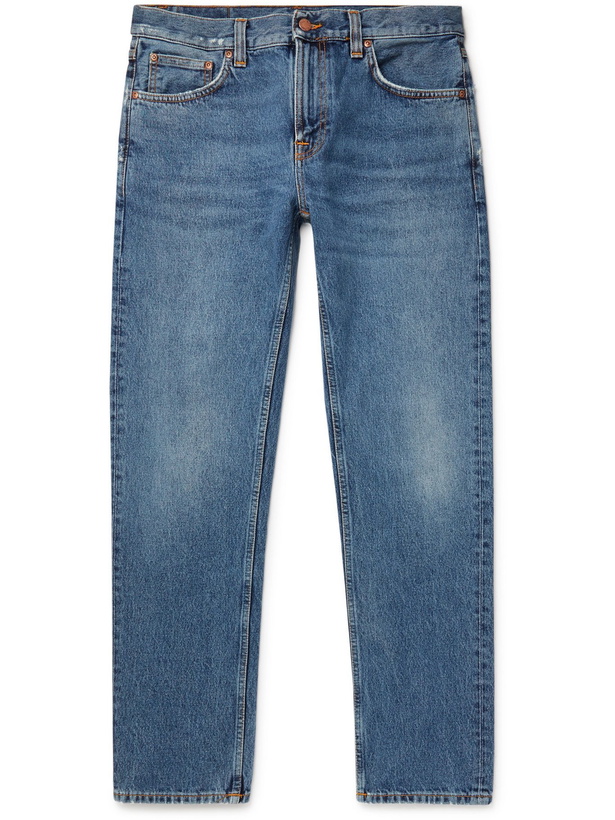 Photo: NUDIE JEANS - Gritty Jackson Slim-Fit Denim Jeans - Blue - 30W 32L