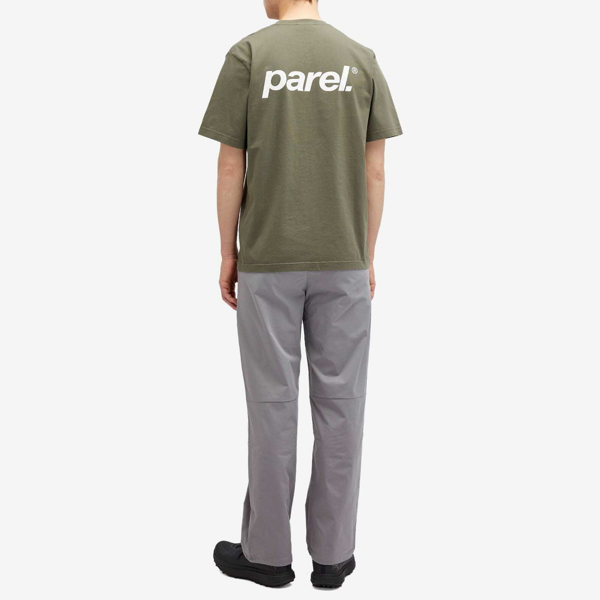 Parel Studios Men's BP Logo T-Shirt in Army Green