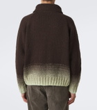 Auralee Ombré wool cardigan