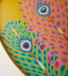 Les-Ottomans Tray Peackock by Matthew Williamson