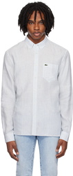 Lacoste Blue Striped Shirt