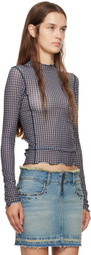 KNWLS Navy Halcyon Long Sleeve T-Shirt