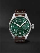 IWC Schaffhausen - Big Pilot's Automatic 46.2mm Stainless Steel and Leather Watch, Ref. No. IW501015