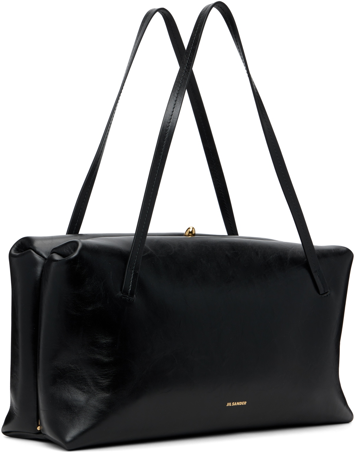 Jil Sander Black Goji Pillow Medium Bag