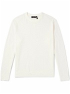 Theory - Myhlo Waffle-Knit Cotton-Blend Sweater - White
