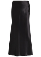 Gabriela Hearst Frei Silk Skirt Black