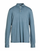 Fedeli Mens Polo shirt Slate in Blue
