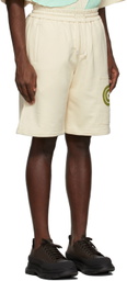 GCDS Beige Eco Regular Sweat Shorts