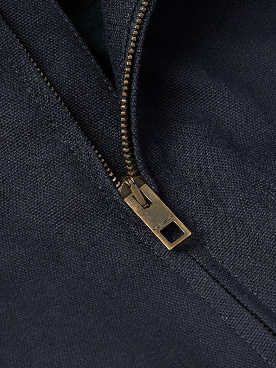 Nili Lotan - Caspian Corduroy-Trimmed Cotton-Canvas Jacket - Blue