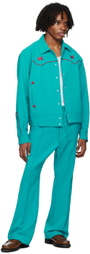 NEEDLES Blue Piping Cowboy Trousers