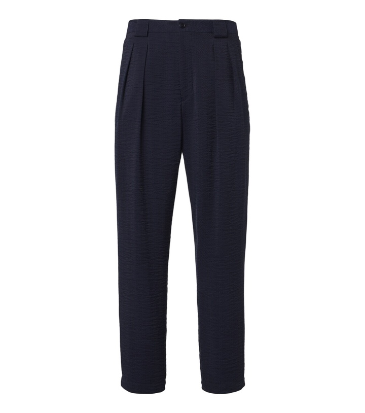 Photo: Giorgio Armani Pleated jacquard straight pants