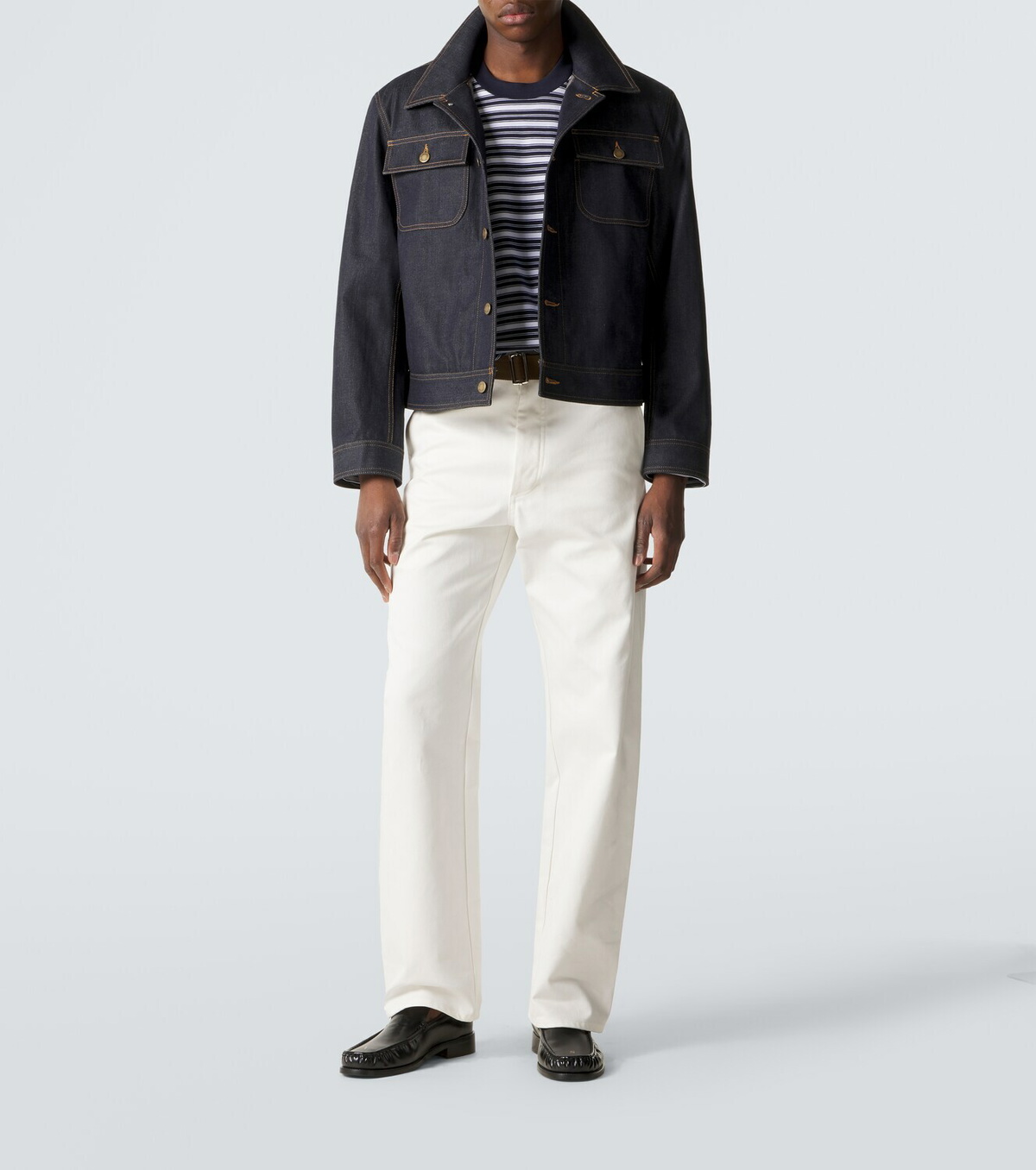 Sunspel Striped cotton jersey T-shirt
