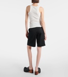 Acne Studios Chain-detail cotton jersey tank top