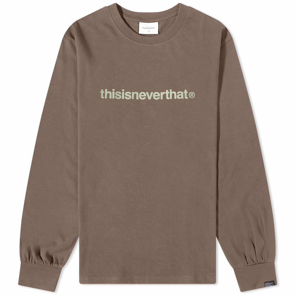 thisisneverthat Men's Long Sleeve T-Logo T-Shirt in Dark