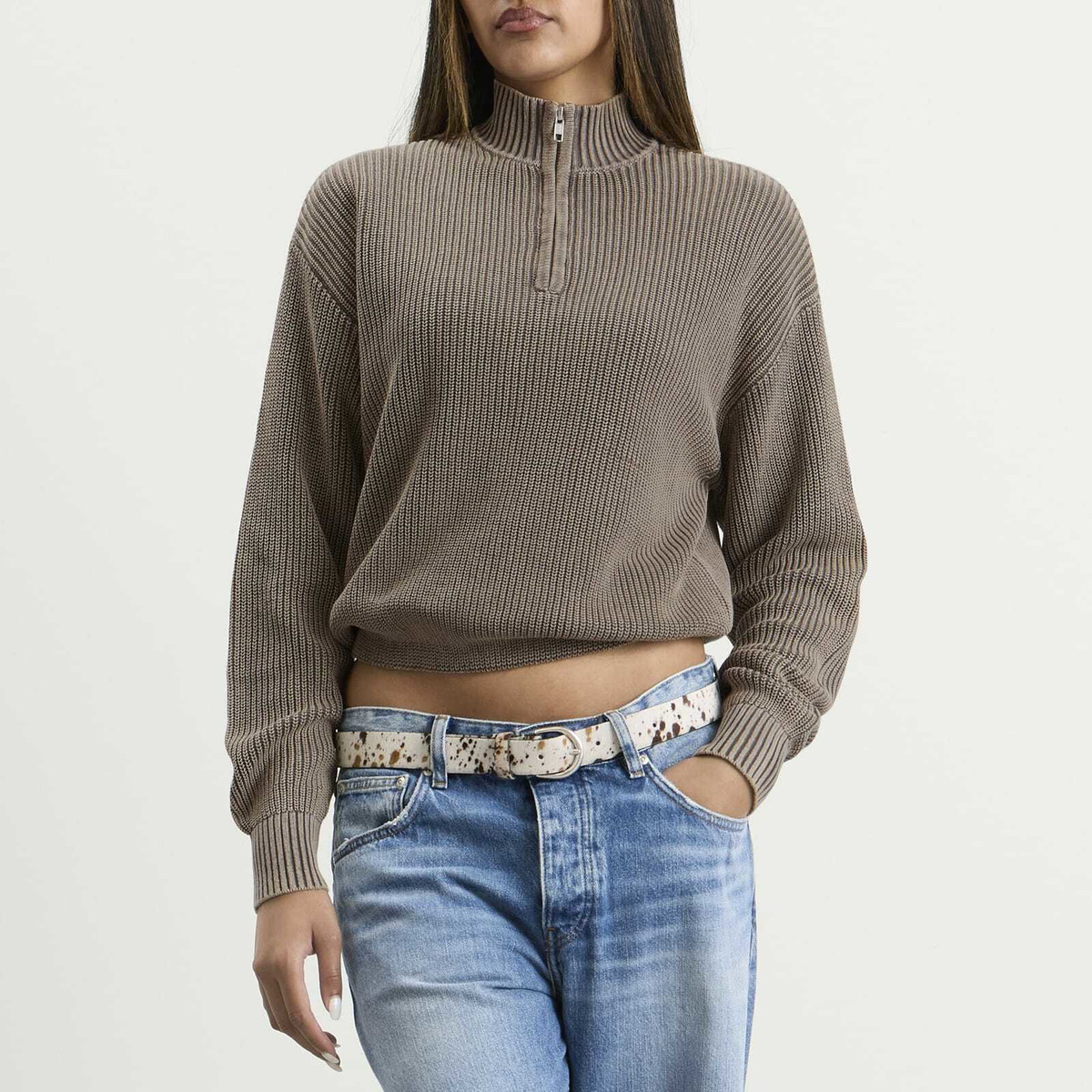 Won Hundred Women's Bryn Knit Sweater in Rock Ridge