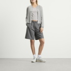 DUNST Women's Cardigan in Melange Grey