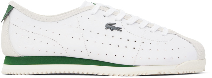 Photo: Lacoste White Club-Low 125 3 SMA Sneakers
