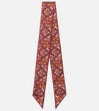 Loro Piana Printed silk scarf