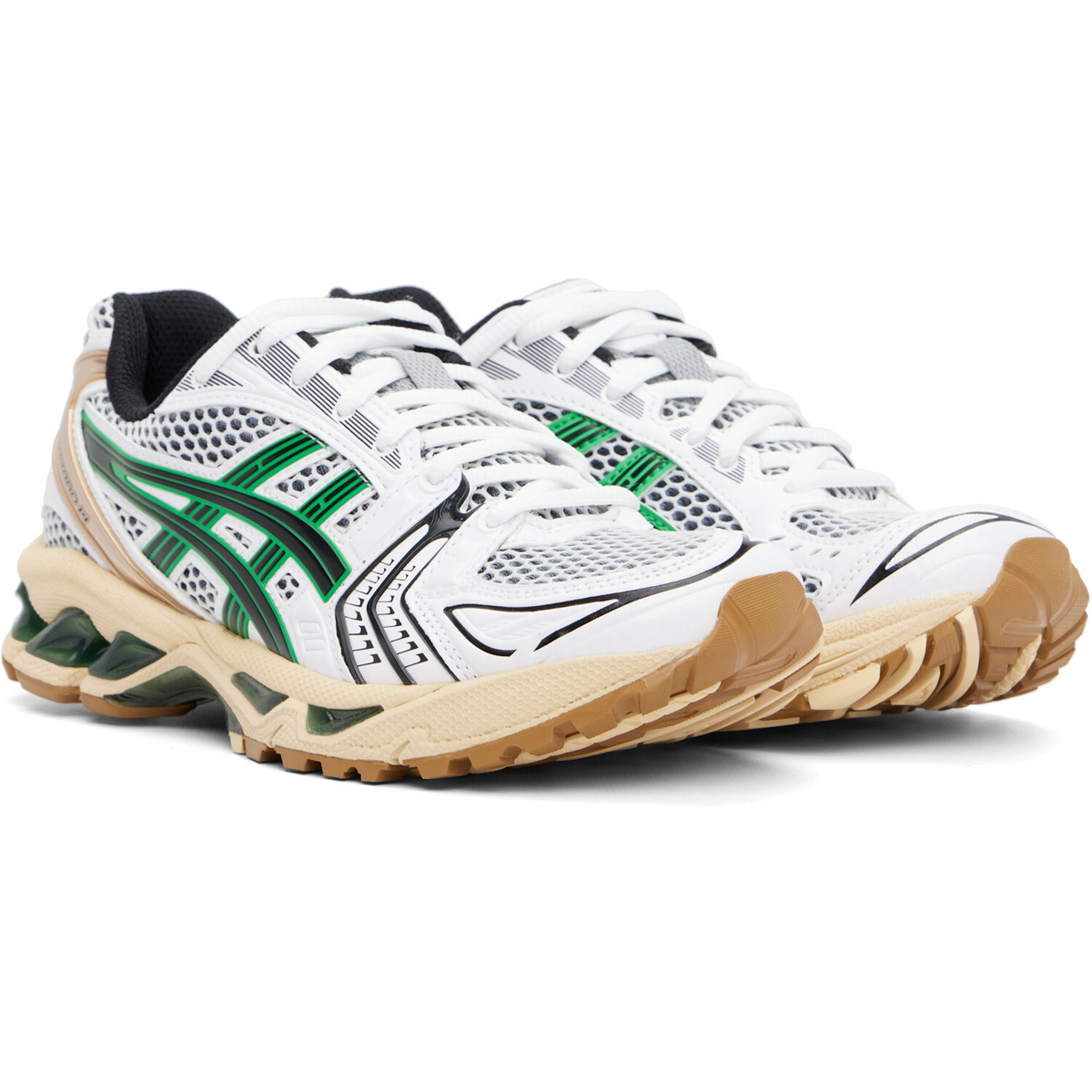 ASICS White Gel-Kayano 14 Sneakers