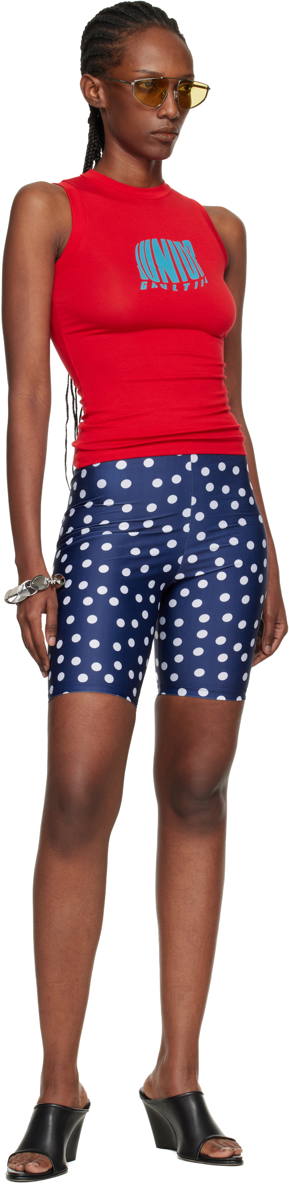 Jean Paul Gaultier Navy 'The Polka-Dot' Shorts