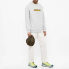 Alltimers Men's Embroidered Heavyweight Broadway Crew Sweat in Heather Grey