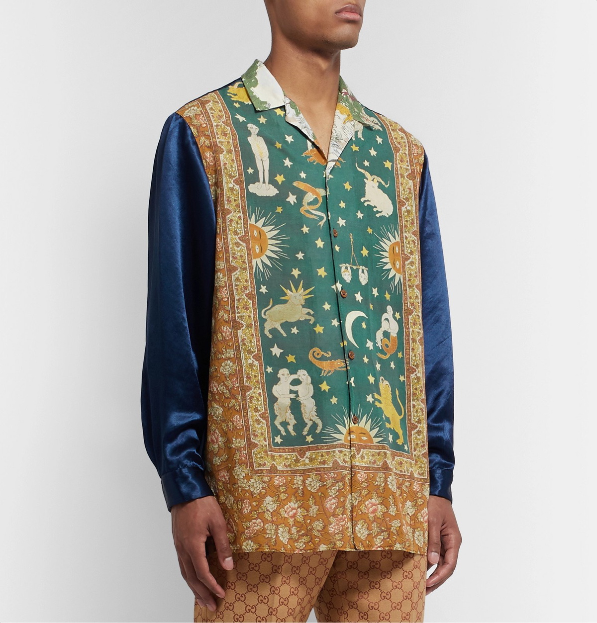 Printed Cotton Muslin Shirt