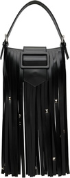 VAQUERA Black Mini Fringe Bag