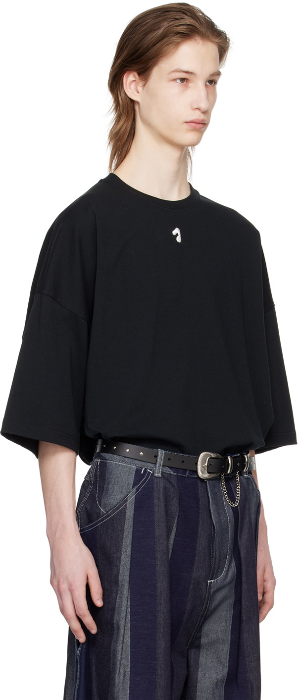 JieDa Black Oversized T-Shirt