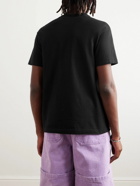 Wacko Maria - Logo-Print Cotton-Jersey T-Shirt - Black