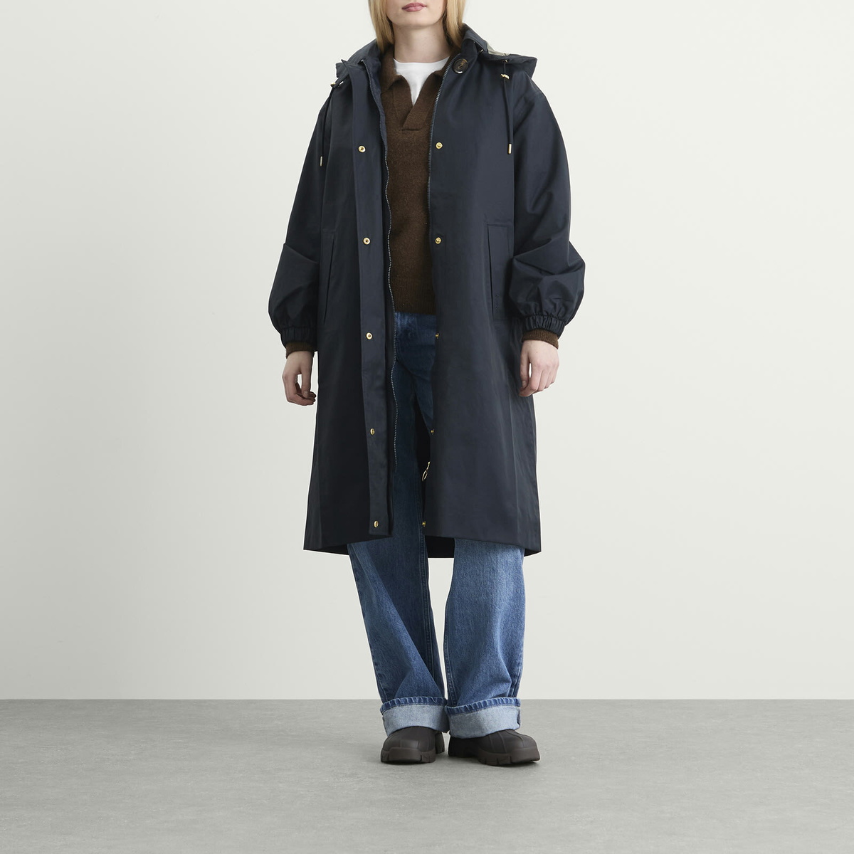 Barbour Women's Bronagh Waterproof Jacket in Dark Navy/Ancient
