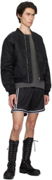 John Elliott Black Varsity Shorts