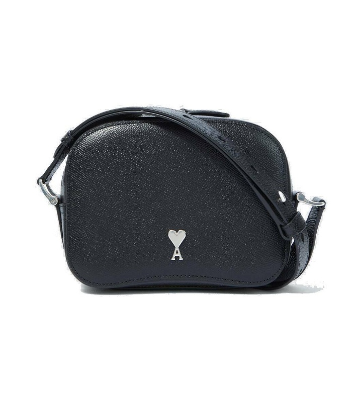 Photo: Ami Paris Logo leather shoulder bag